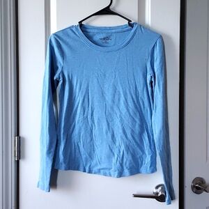 Eddie Bauer long sleeve tee blue small